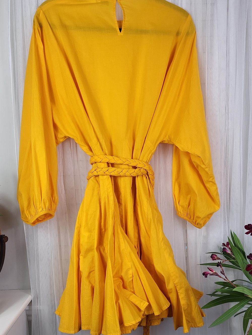 RHODE Resort Sunny Yellow Dress. Size L - Picture 8 of 11